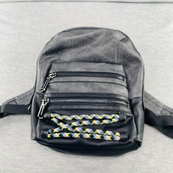 Steve Madden Gray Mini Backpack w/ yellow Tassel (PU) main image 7